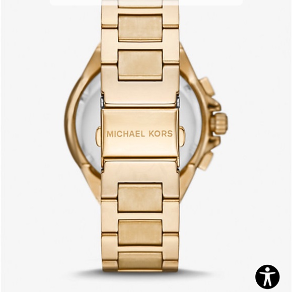 Michael Kors Oversized Camille Gold Women's Watch - Picture 3 of 3